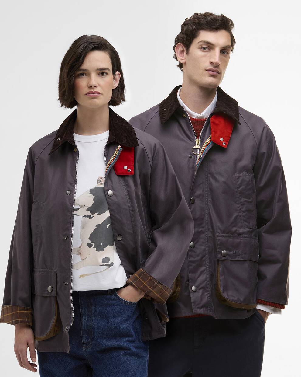 Paul Smith loves Barbour Oversized Bedale Waxed Jacket