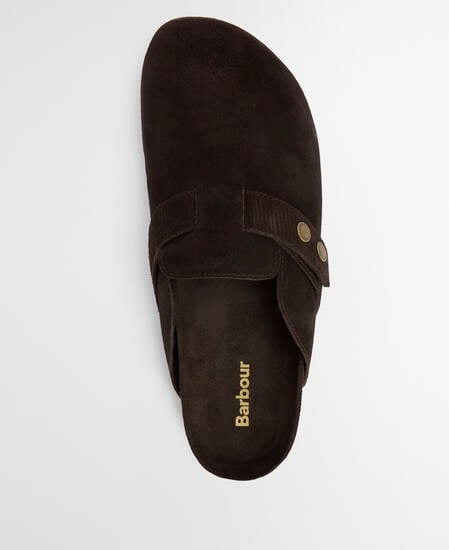Bowman Suede Mules Choc Suede