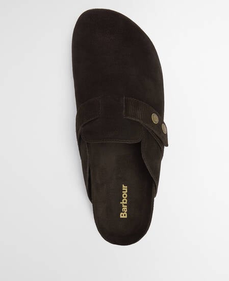 Bowman Suede Mules Choc Suede