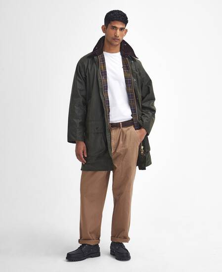 Border® Waxed Jacket Archive Olive