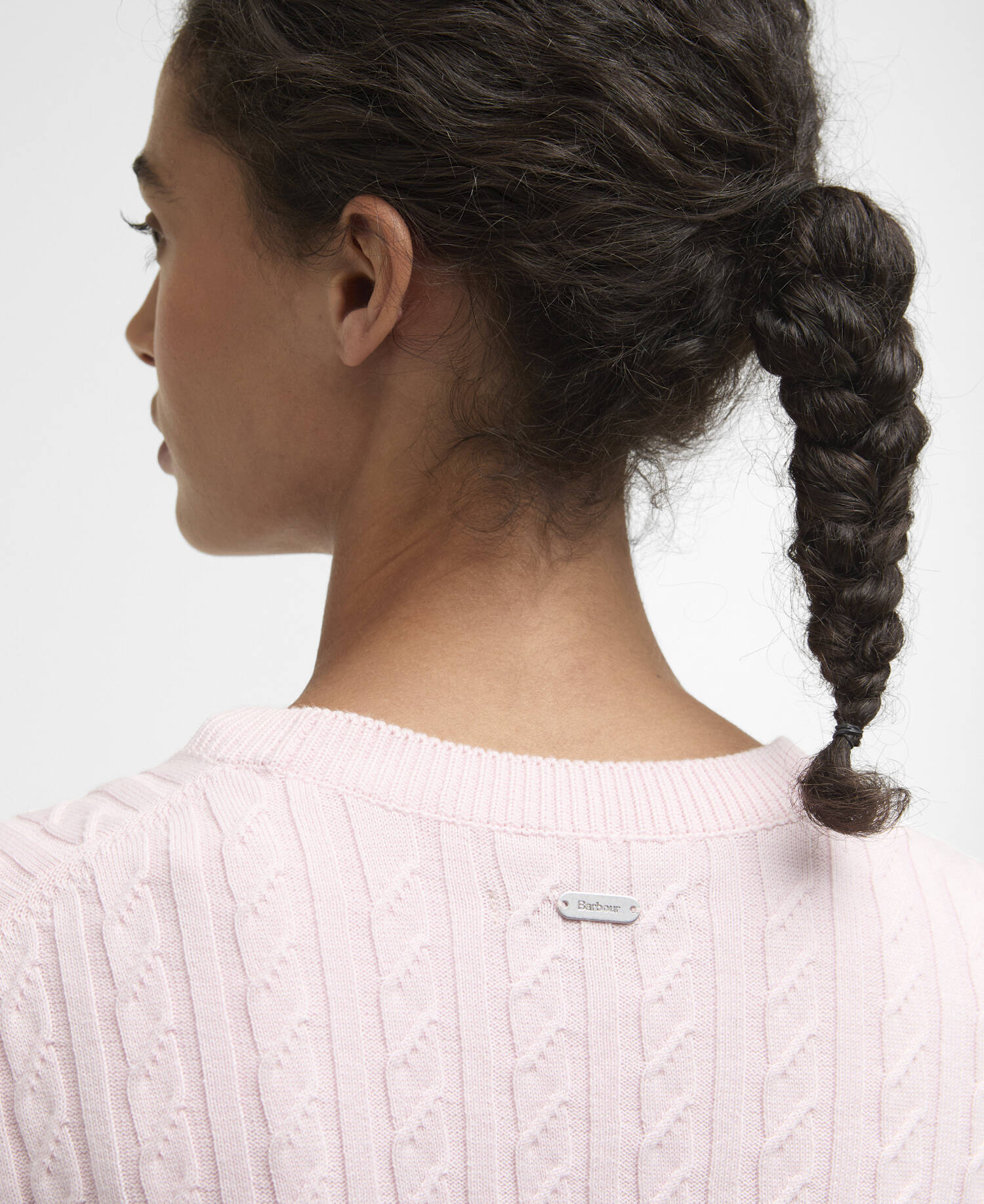 Hartland Crew Neck Jumper Pink image number 3