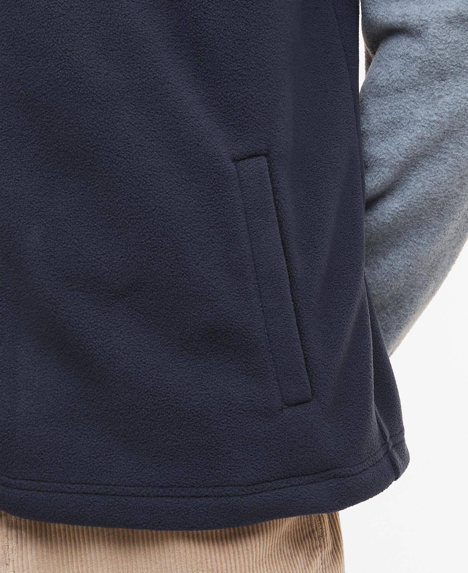 Giacca in pile color-block image number 4