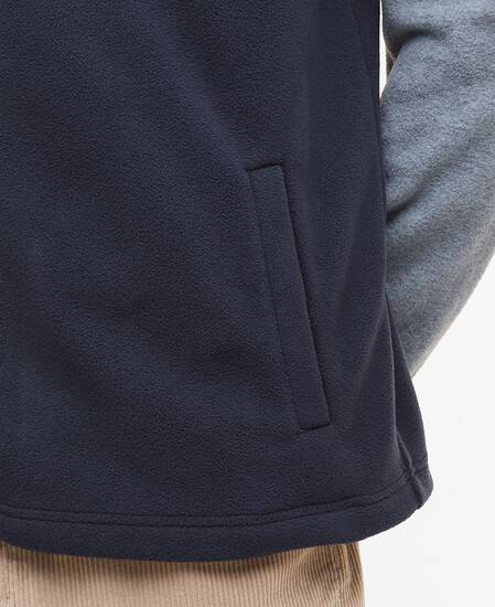 Colour Block Fleece Navy