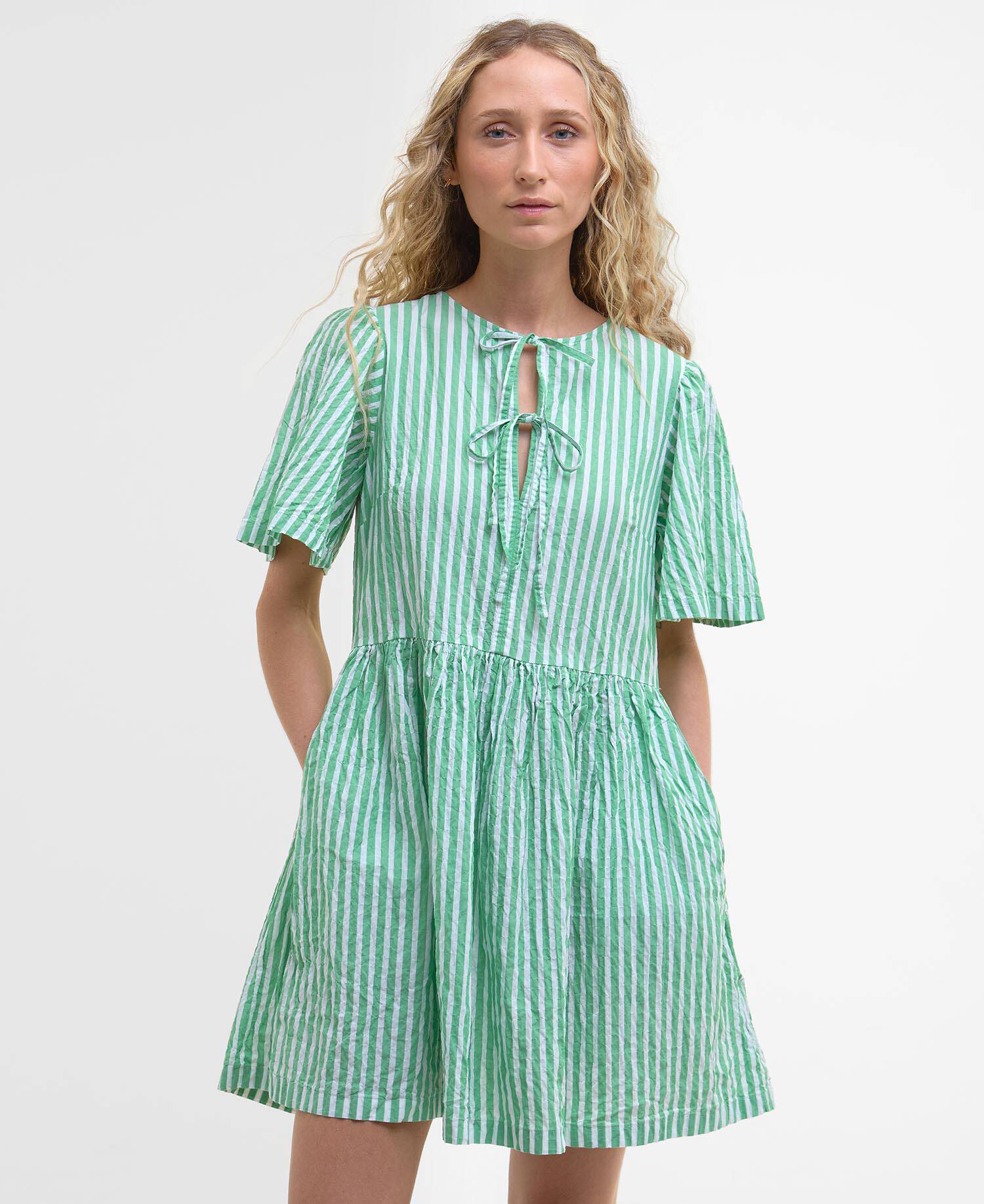 Daison Striped Mini Dress image number 3