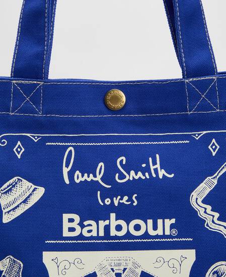 Paul Smith loves Barbour Best in Show Tote Bag Blue