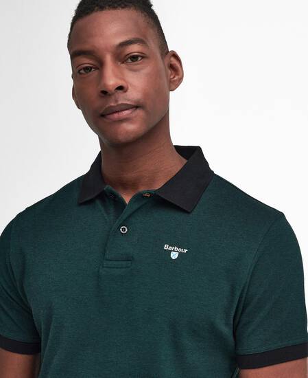 Essential Sports Mix Short-Sleeved Polo Shirt Evergreen