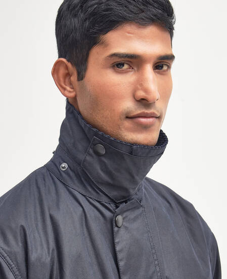 Border® Waxed Jacket Classic Navy