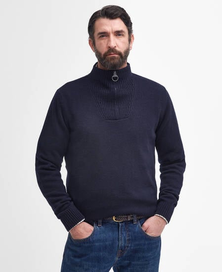 Nelson Essential Half-Zip Jumper Classic Navy