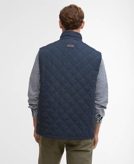 Sander Quilted Gilet Navy