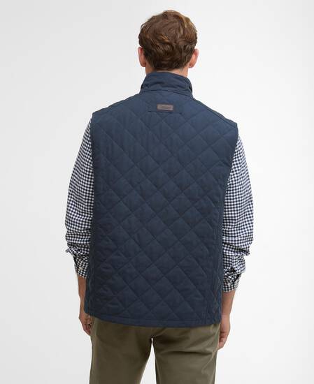 Sander Quilted Gilet Navy
