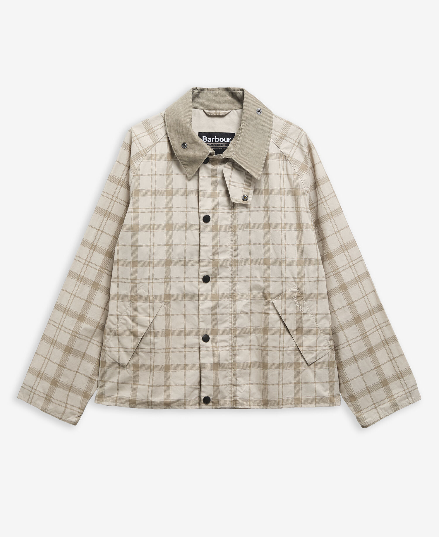 Transport Tartan Casual Jacket Mist Tartan Print
