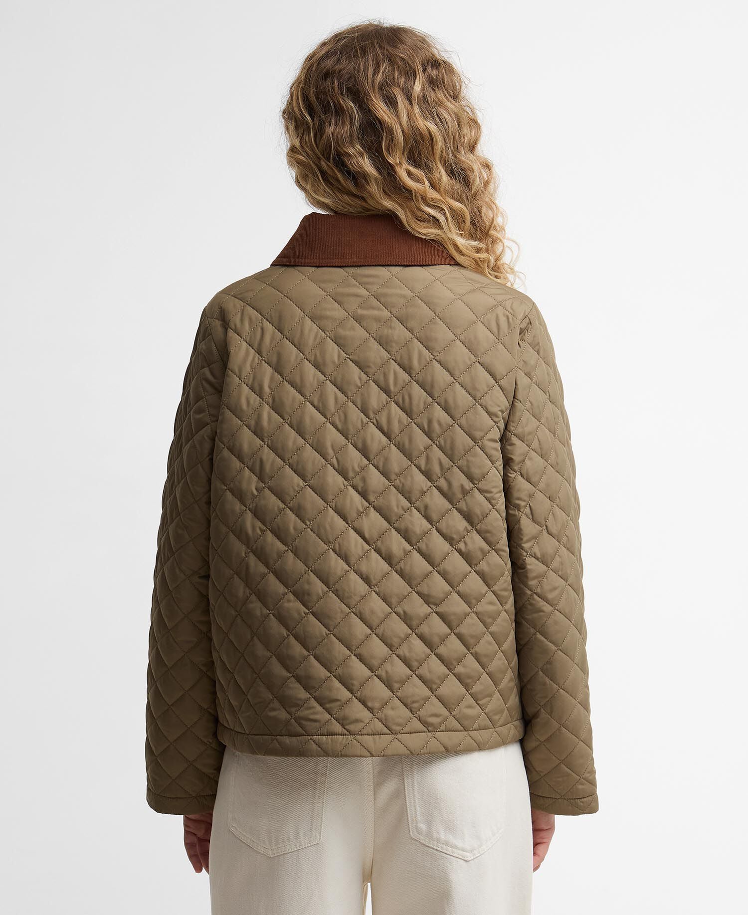 Aylesby Quilted Jacket Dusky Green
