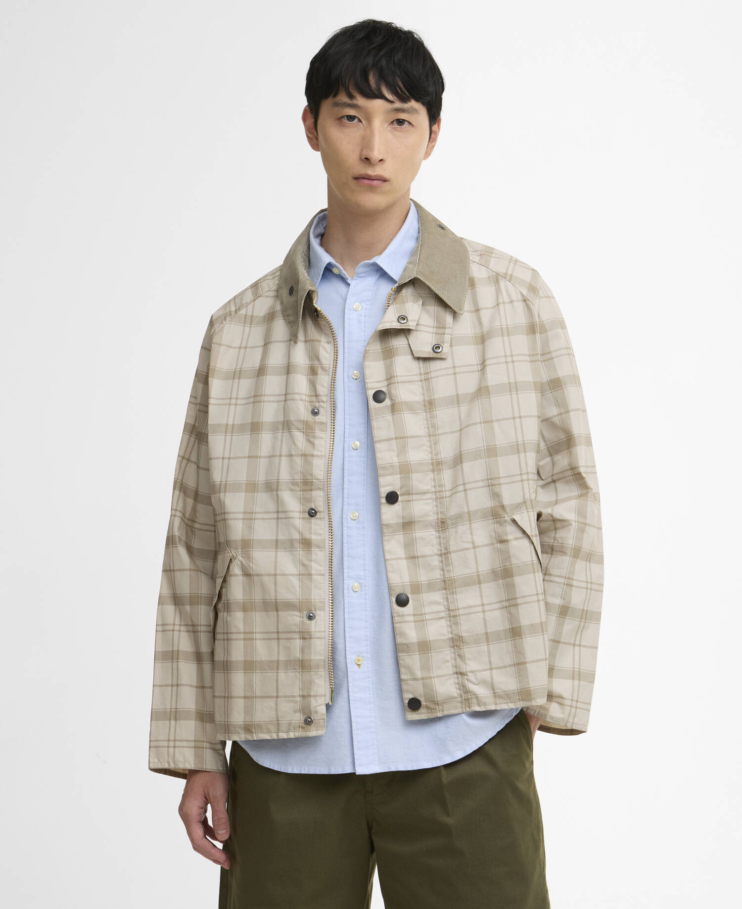 Transport Tartan Casual Jacket Mist Tartan Print image number 0