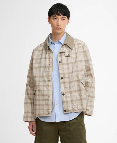 Transport Tartan Casual Jacket Mist Tartan Print