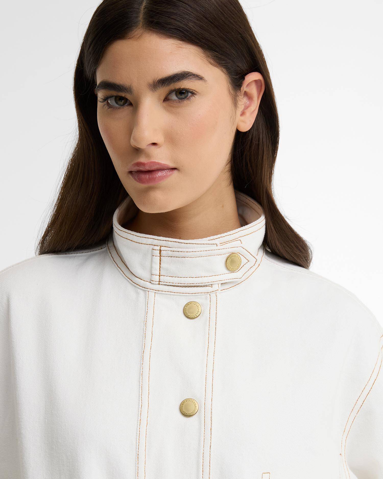Kyla Denim Jacket Denim White image number 3