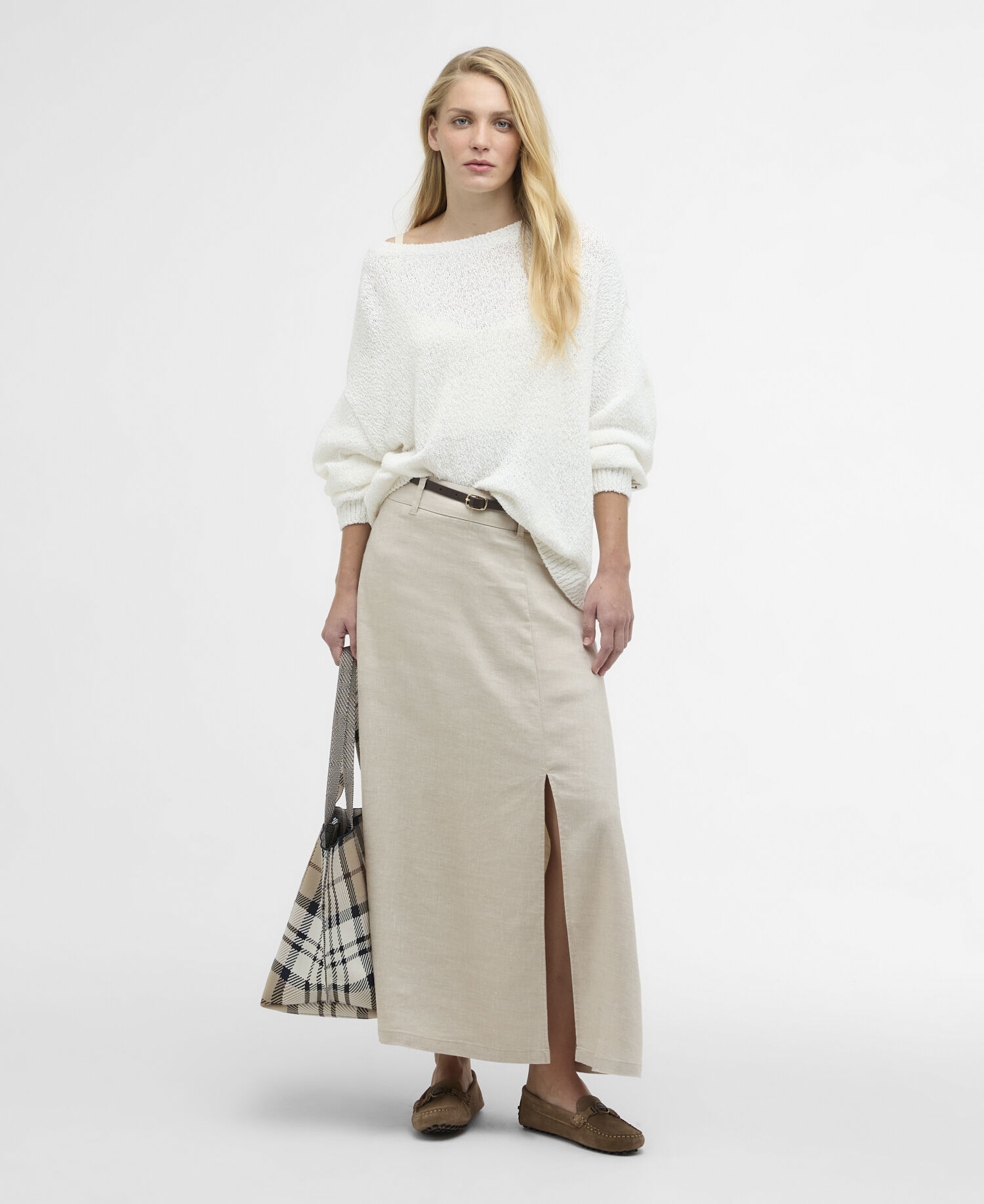 Gabby Crew Neck Jumper Cloud