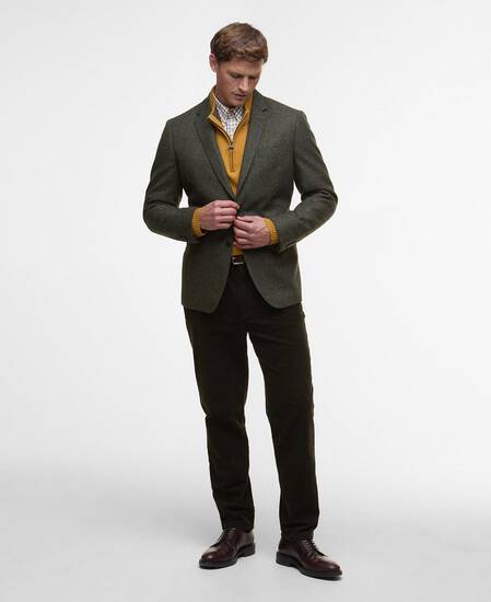 Blazer Godfrey Moons Shetland Olive Blazer Godfrey Moons Shetland Olive