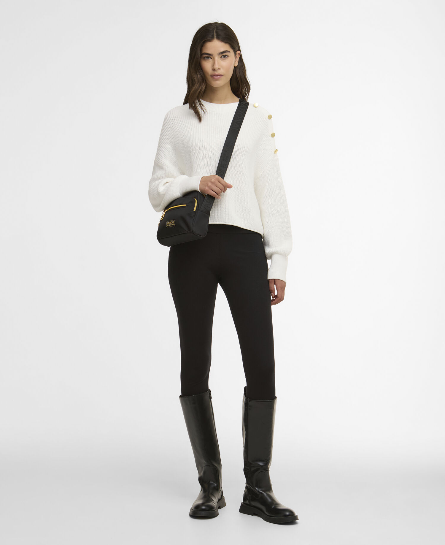 Alexis Crew-Neck Jumper Off White
