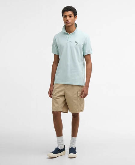 Comebe Tailored Polo Shirt Mint Blue