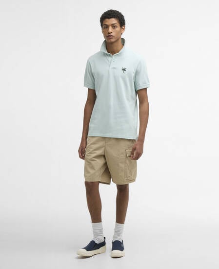 Comebe Tailored Polo Shirt Mint Blue