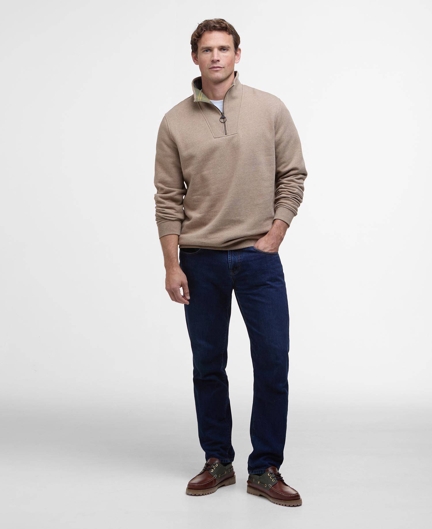 Felpa Nelson con zip corta image number 1