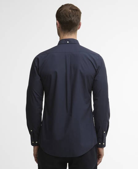 Camicia a maniche lunghe dalla vestibilit&agrave; leggermente aderente Treeport Navy