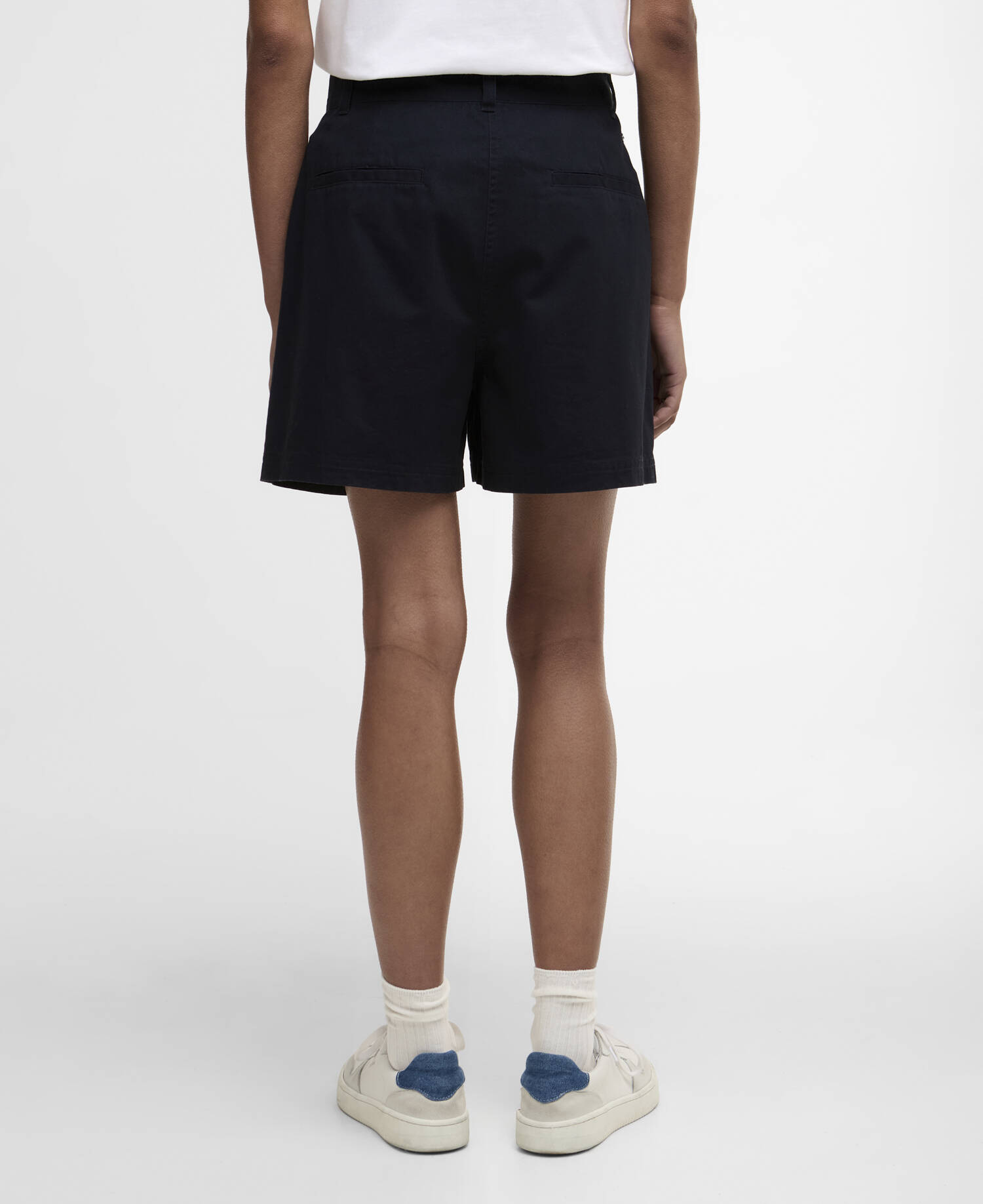 Fern Pleated Shorts Navy image number 2