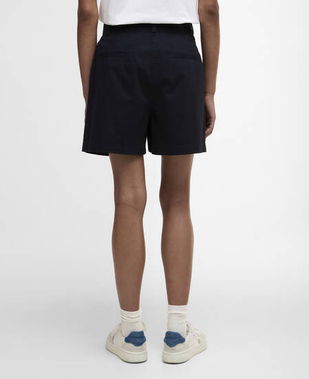 Fern Pleated Shorts Navy