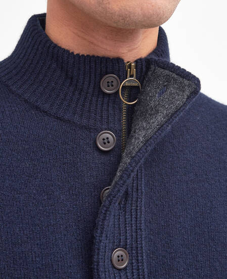 Essential Elbow Patch Jumper Classic Navy