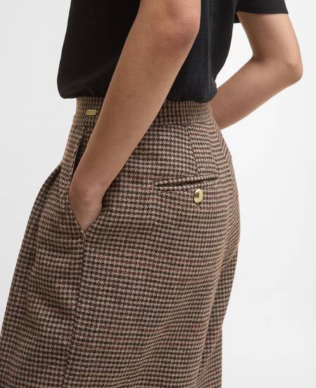 Sophia Wool Tailored Trousers Multi Check