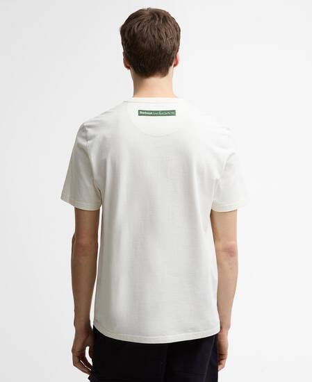 Paul Smith Loves Barbour T-Shirt Scoop Whisper White