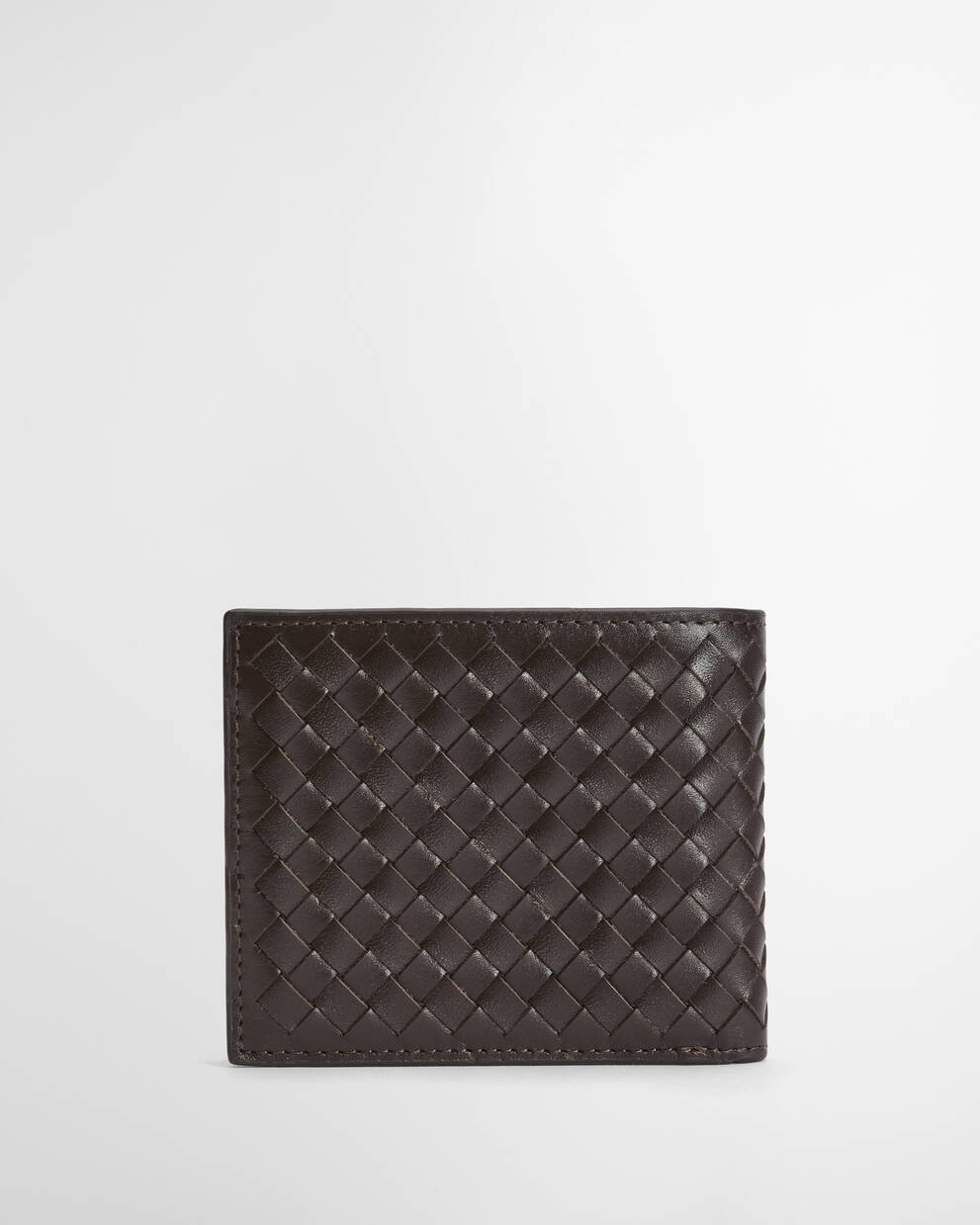 Farne Woven Leather Wallet