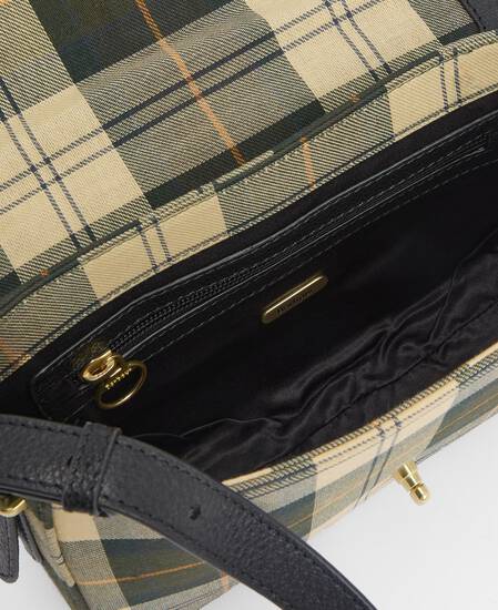 Borsa a tracolla con motivo tartan Rosa Ancient Tartan