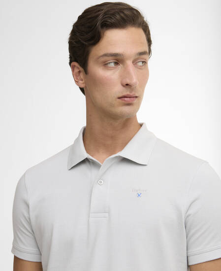 Sports Short-Sleeved Polo Shirt Blue Haze