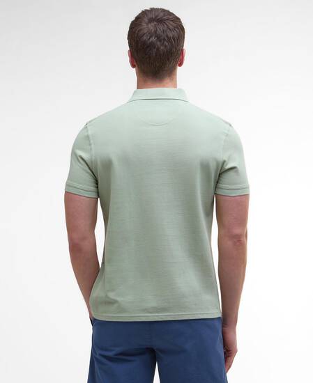 Sports Short-Sleeved Polo Shirt Seagrass