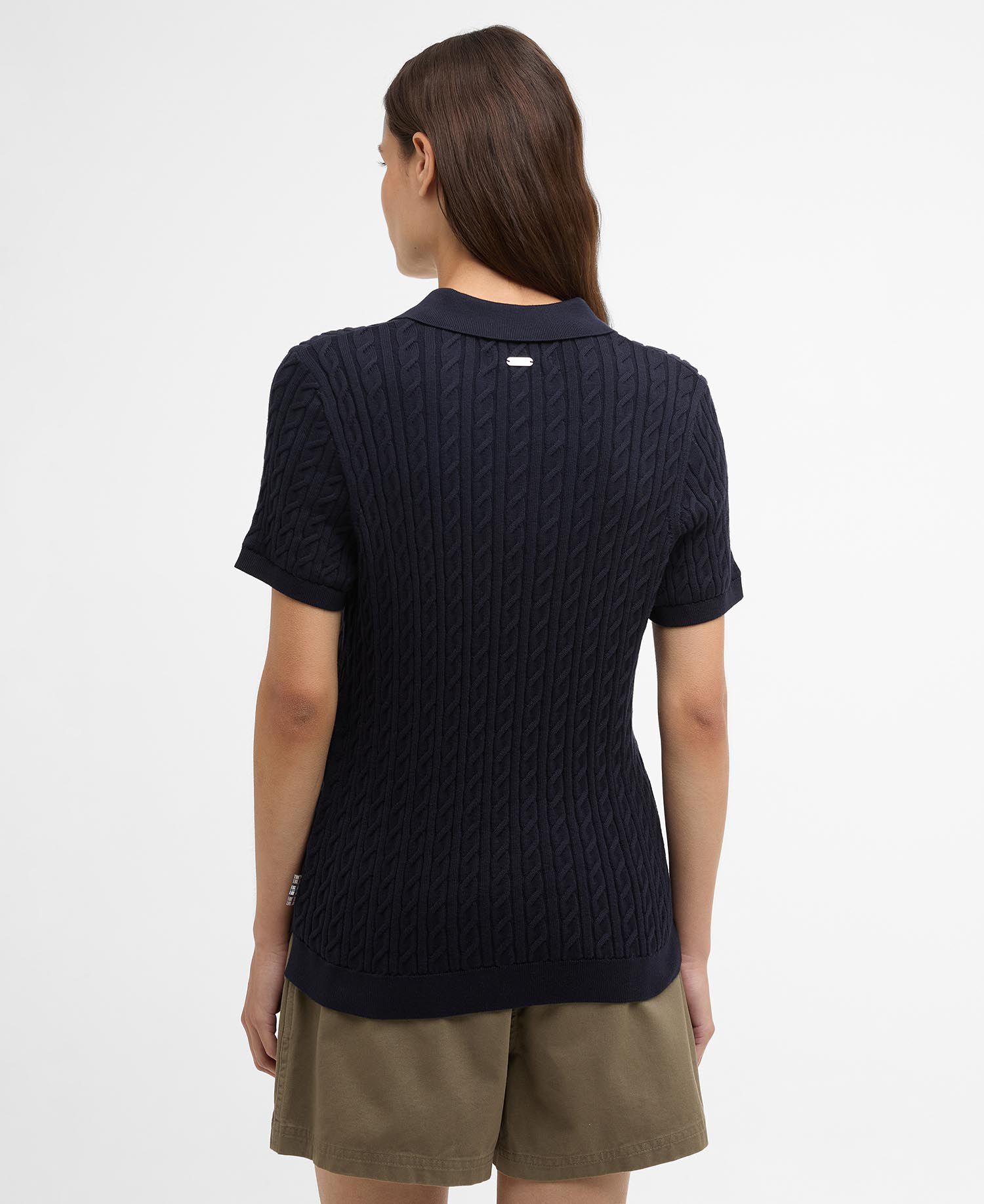 Poloshirt Hartland Knitted Short-Sleeved Navy