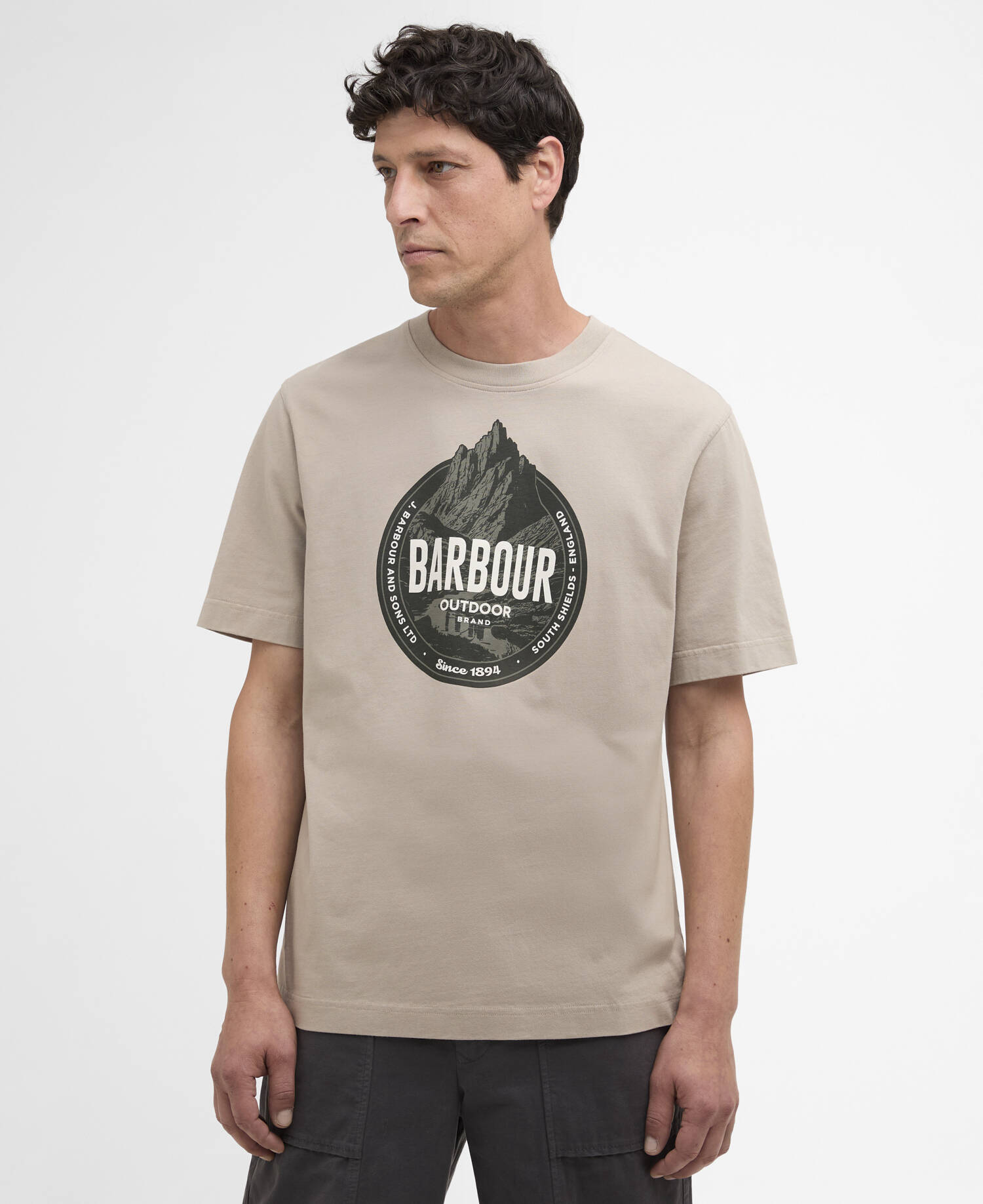 T-Shirt Basswood Relaxed Concrete image number 0