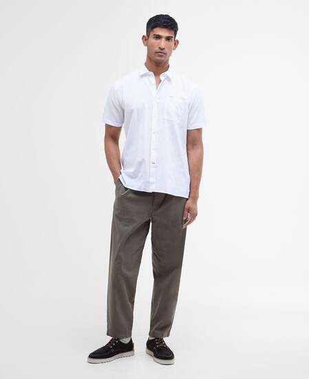 Nelson Regular Short-Sleeved Shirt Classic White