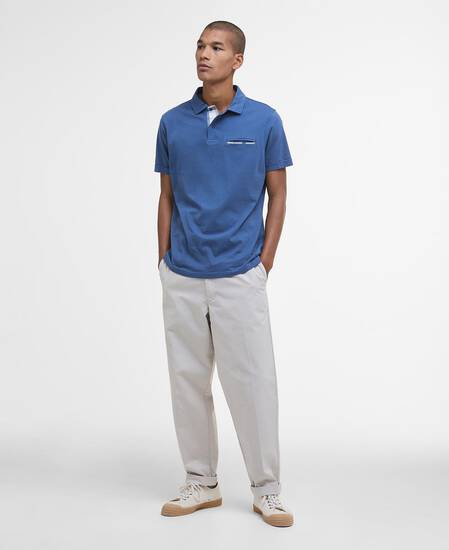 Milhurst Tailored Polo Shirt Dark Denim