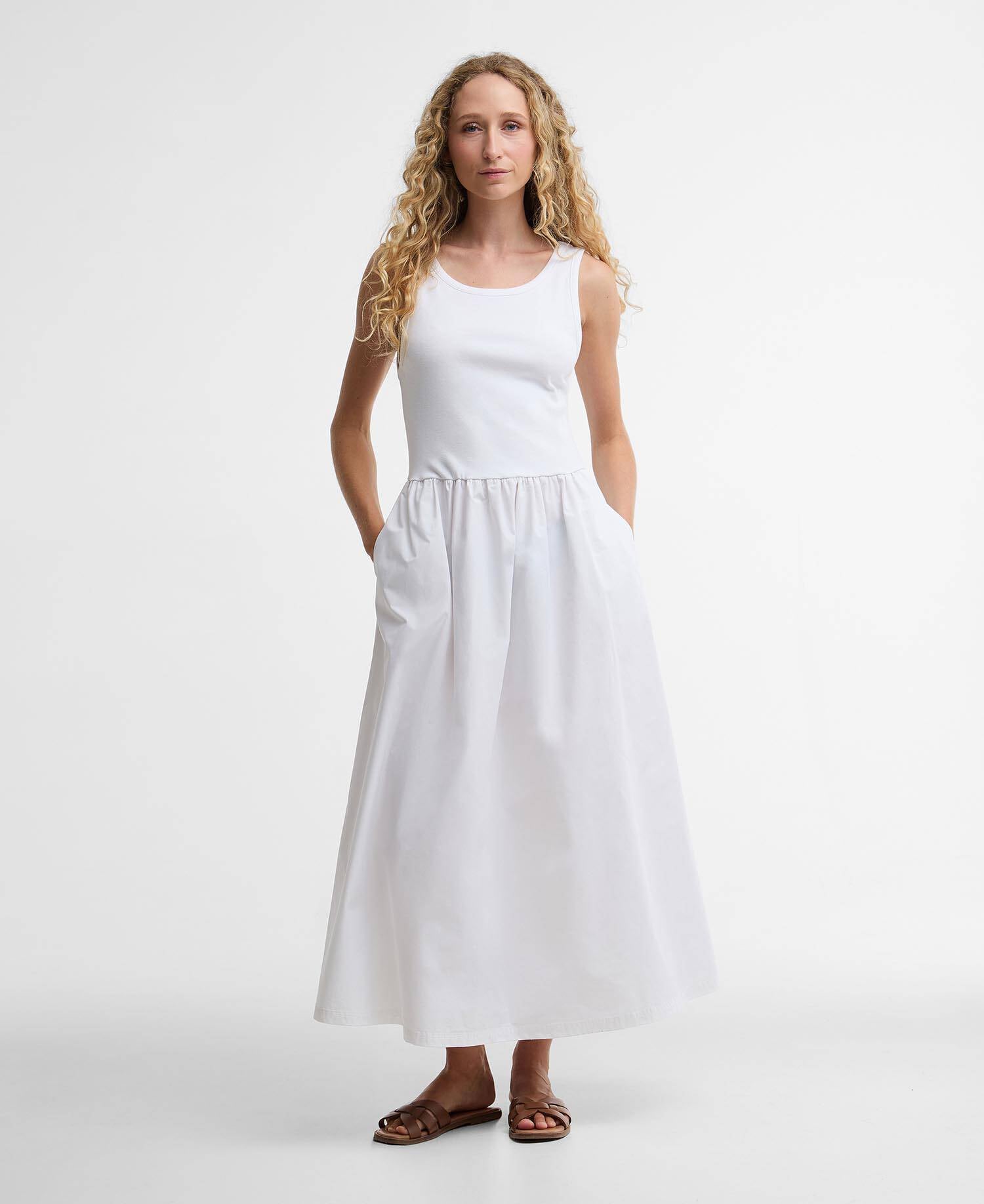 Rosalie Maxi Dress White image number 1