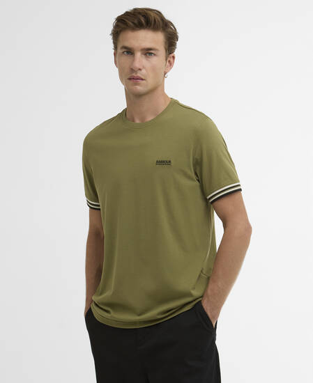 T-Shirt Burnwood Tipped Cuff Burnt Olive