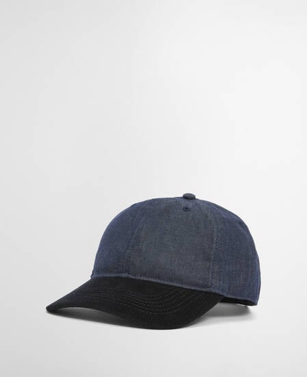 Barbour x ARKET Kokos DryWax Denim Cap Hybrid Aero Denim