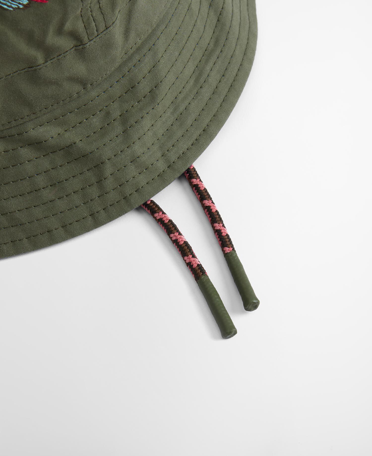 Paul Smith Loves Barbour Bucket Hat Domed Khaki
