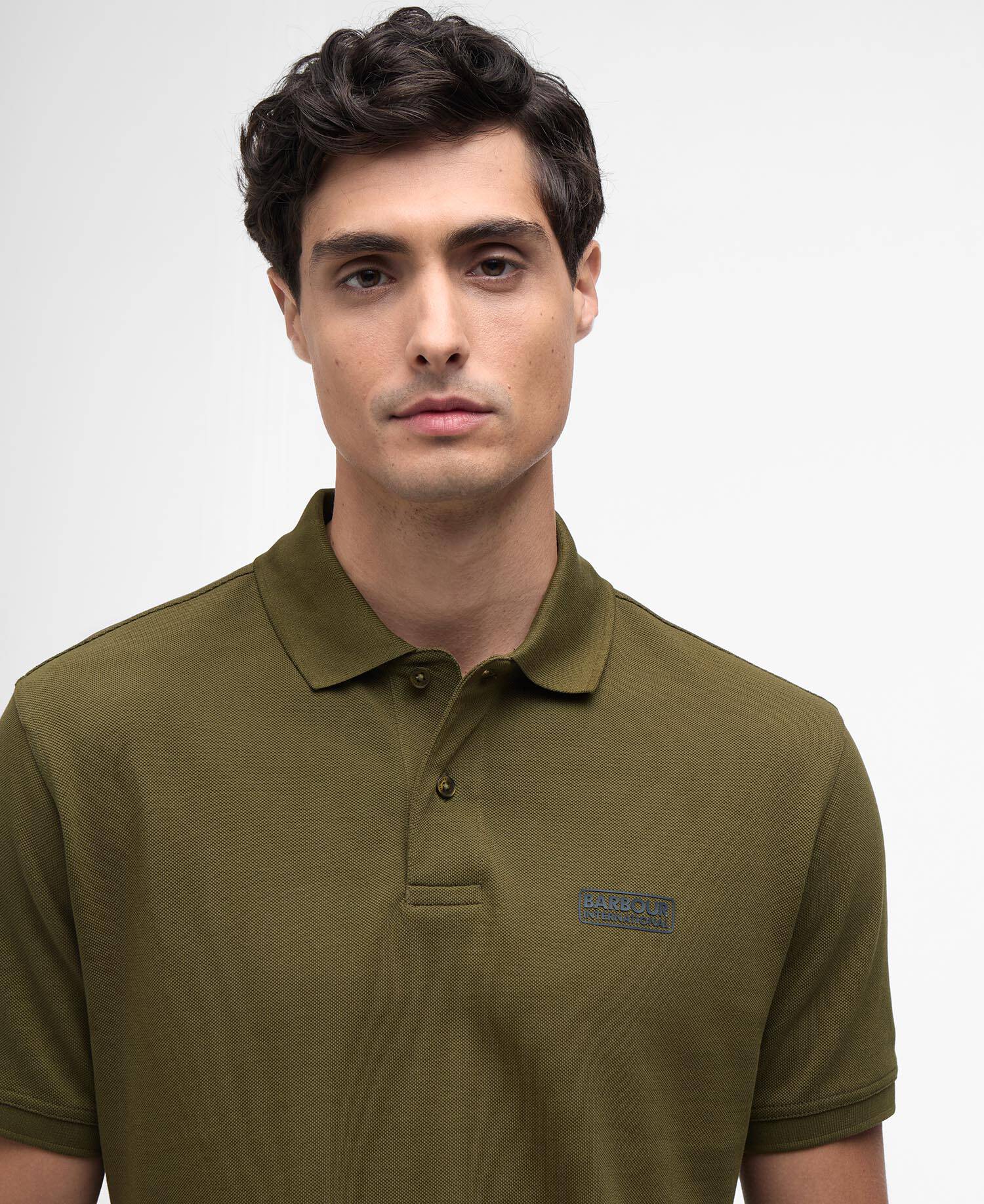 Essential Polo Shirt Light Sage image number 3