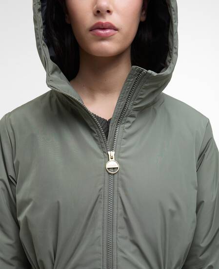 Winter Piper Showerproof Jacket Dusky Khaki
