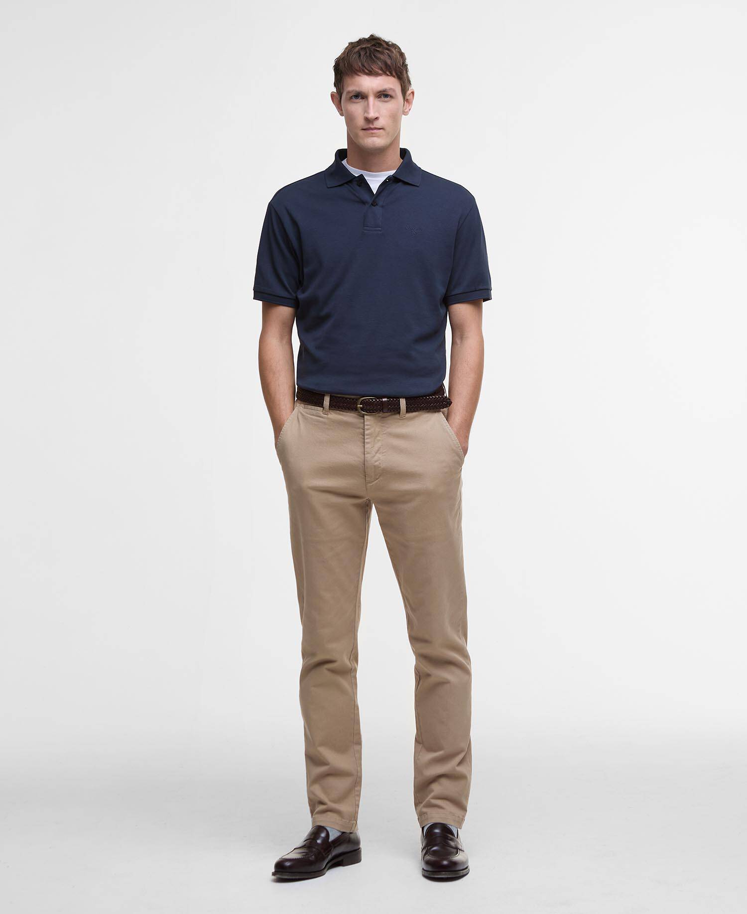 Hylton Short-Sleeved Polo Shirt Classic Navy image number 0