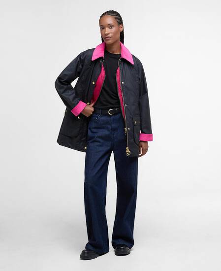 Wachsjacke Icons Modern Beadnell Navy/Classic