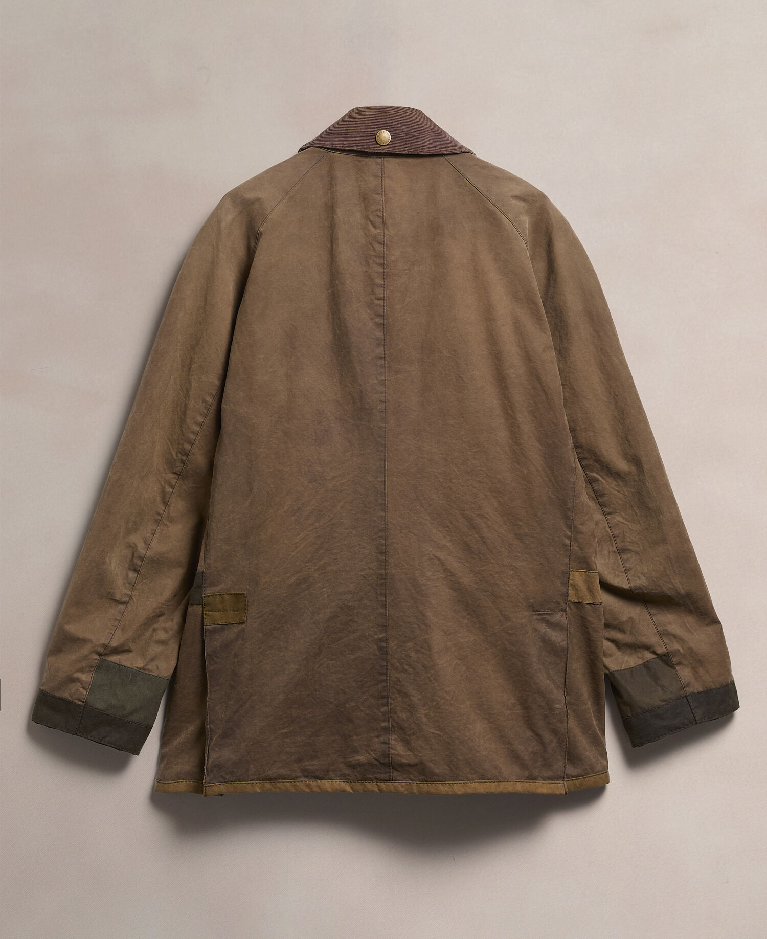 Barbour Re-Loved Men's Ashby Waxed Jacket - Size XL Olive