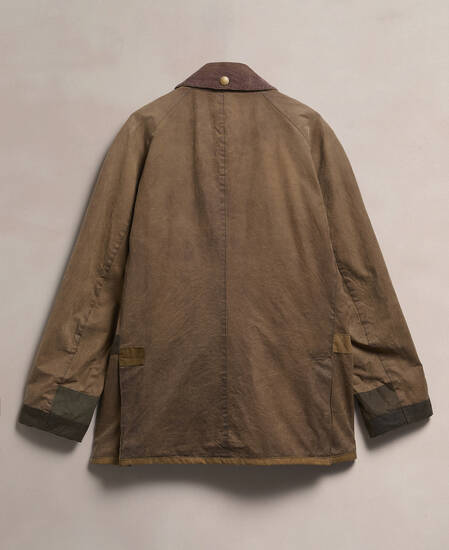 Barbour Re-Loved Men's Ashby Waxed Jacket - Size XL Olive