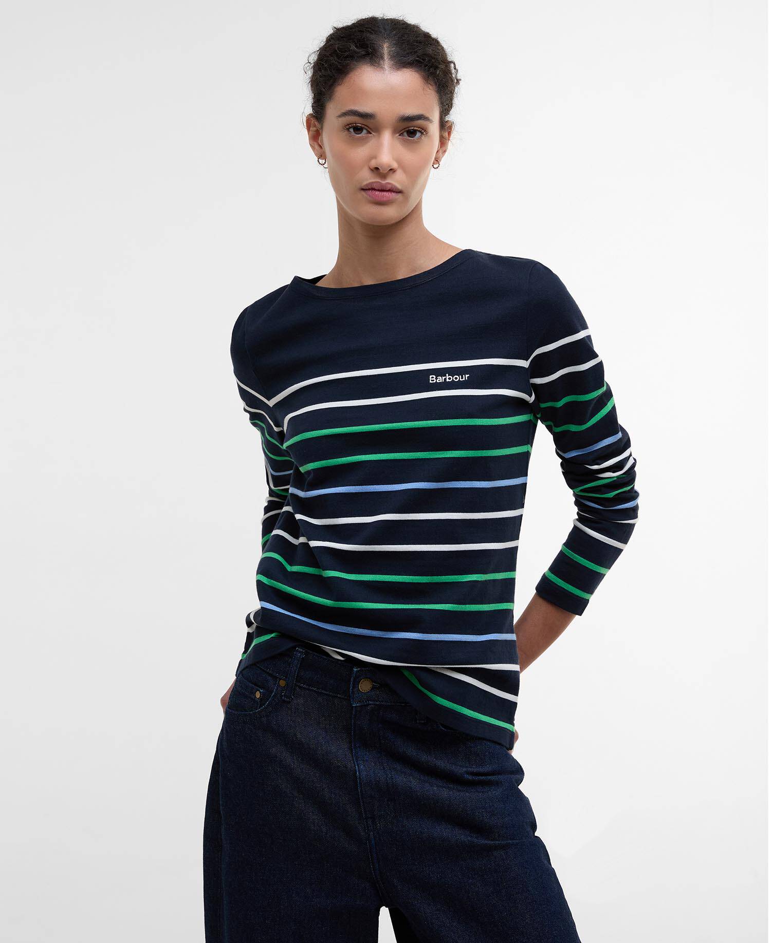 Hawkins Striped Long-Sleeved T-Shirt image number 0